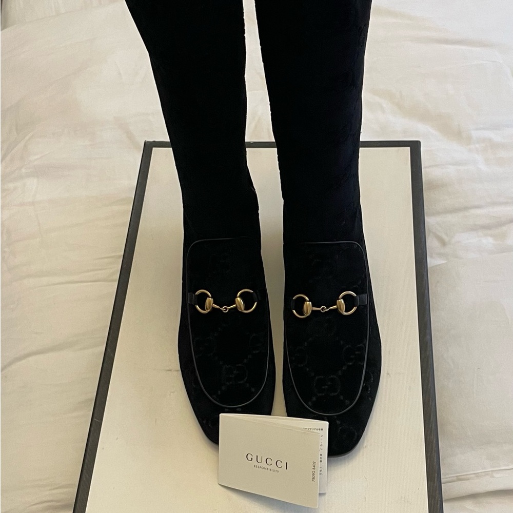 Gucci suede boots